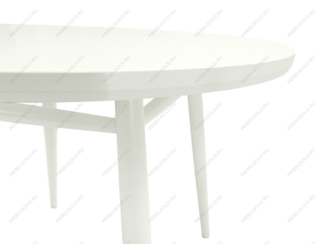 Стол обеденный круглый Spring 110 (Белый) | изображение 4