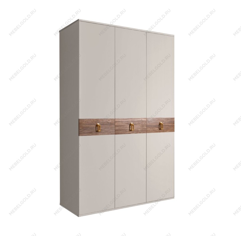 Шкаф 3-х дверный Bogemia Wood Fa (Шелк/Золото) БМШ2/3(Wo)