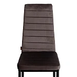 Стул Easy (mod. JSC02-1), металл, флок, 41 х 52 х 96 см, Dark grey (темно-серый) HLR24 / черный | изображение 5