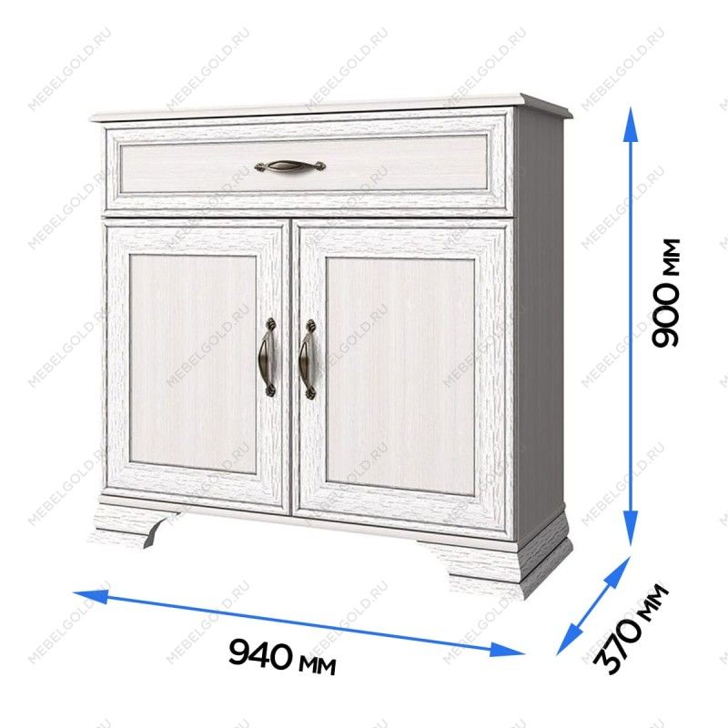 Тумба Тиффани 2D1S вудлайн кремовый | изображение 2