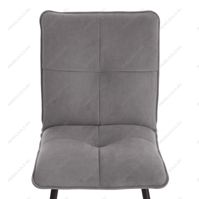 Стул обеденный Sweet, LT, флок, серый/черный, 29, 41х55х88 см | изображение 5