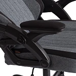 Компьютерное кресло iWolf, ткань, черный/серый | изображение 9