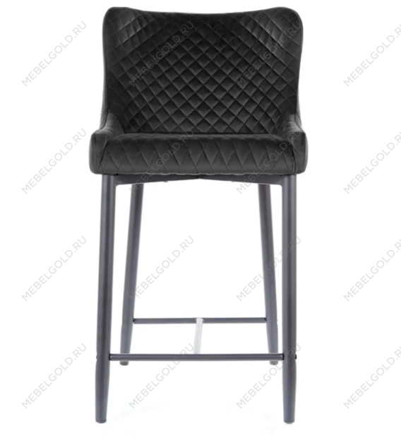 Барный стул Signal COLIN B H-2 VELVET (черный) | изображение 2