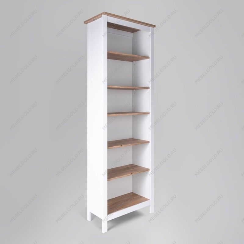 САГА стеллаж 70 белый/ясень | изображение 1