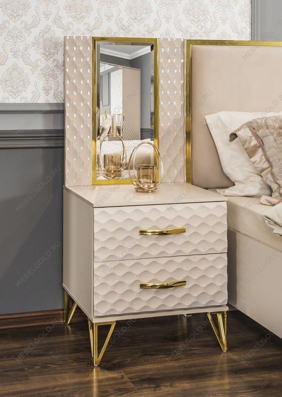 Тумба Лара бежевый глянец | изображение 3