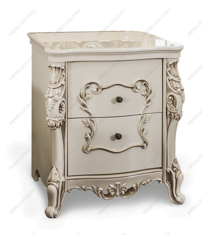 м. Римская - Прикроватная тумба Джоконда крем глянец