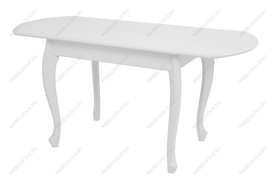 Стол Венеция (Белый/массив березы, Шпон) | изображение 1