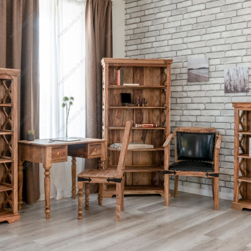 Письменный стол Бомбей ( BC-STUDY ), палисандр, 90*60*76, Natural tinted (натуральный тонированный) | изображение 12