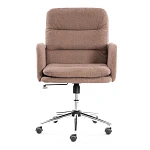 Кресло Dover хром, букле, коричневый, barni cocoa | изображение 4