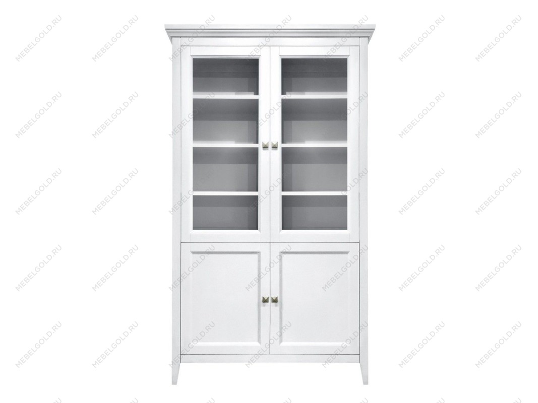 Библиотека 2 дверная Manhattan (Белый)