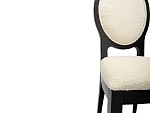 Стул CHELSEA мягкая спинка (Черный - Белый) | изображение 3