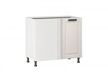 Тумба кухонная Любимый дом угловая 1000 Мокка (Белый/Кашмир) от ...